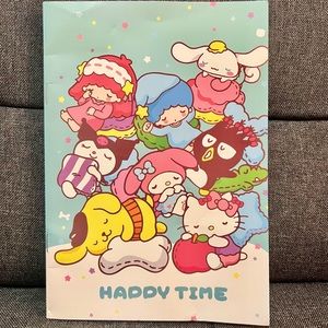 Sanrio Family Notebook (Hello Kitty, My Melody, Cinnamoroll, Kuromi, Twin Star)